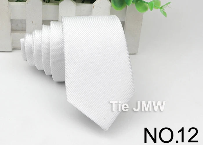 Men's Skinny Tie, Neckties Solid Color 2.5 inch