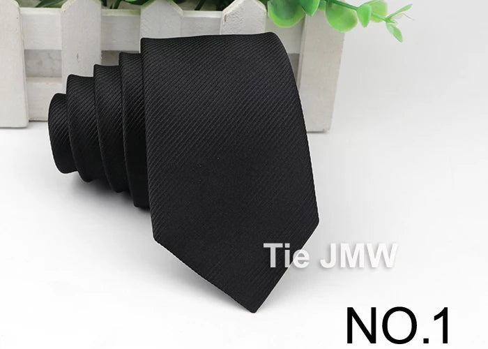 Men's Skinny Tie, Neckties Solid Color 2.5 inch