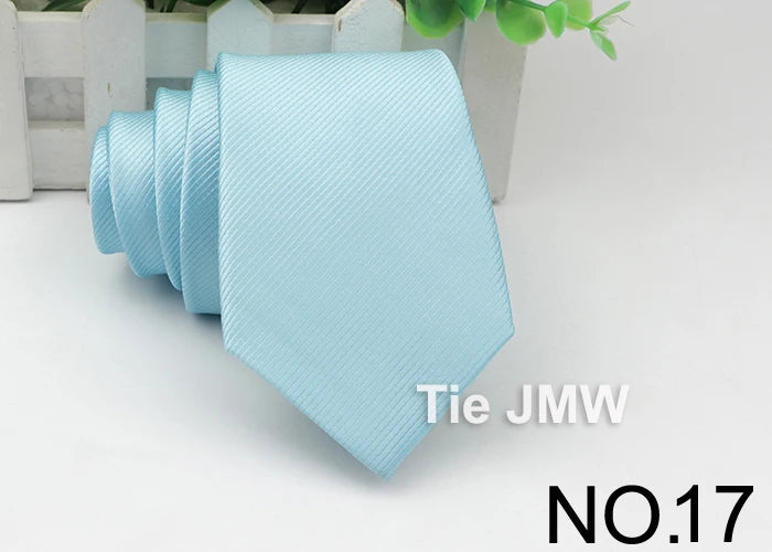 Men's Skinny Tie, Neckties Solid Color 2.5 inch