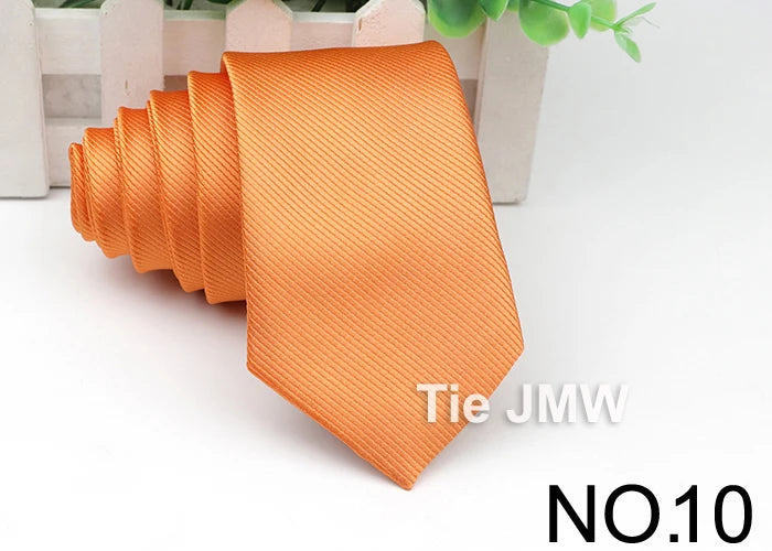 Men's Skinny Tie, Neckties Solid Color 2.5 inch
