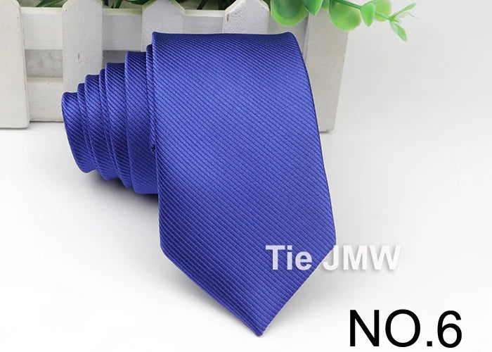 Men's Skinny Tie, Neckties Solid Color 2.5 inch