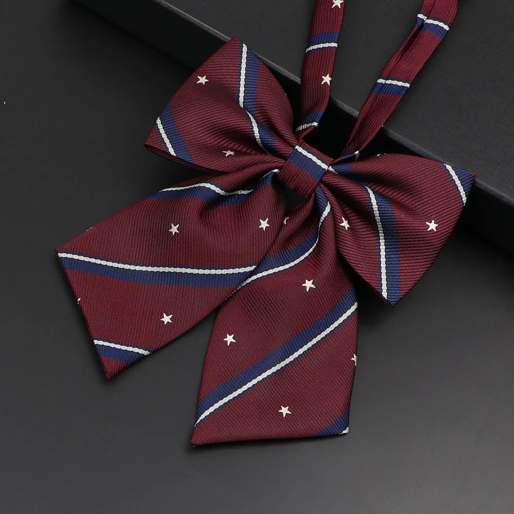 Pre-Tied Kids Bowties In Plaid, Stripes, And Solid Colors