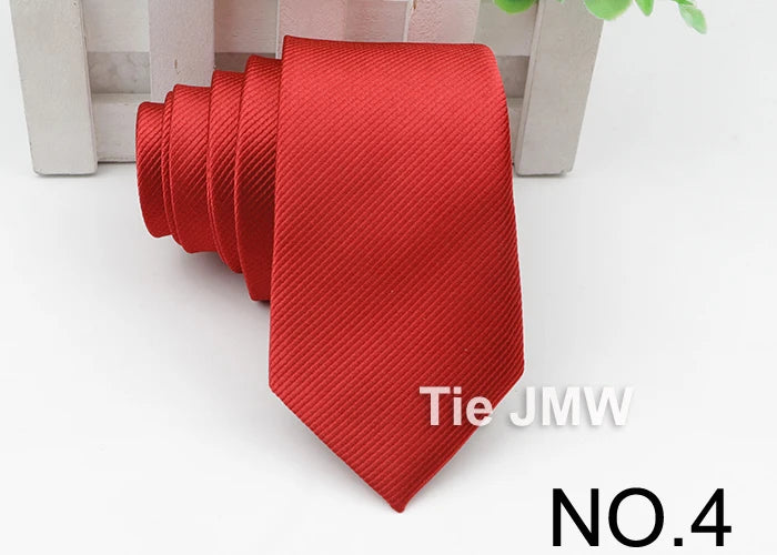 Men's Skinny Tie, Neckties Solid Color 2.5 inch