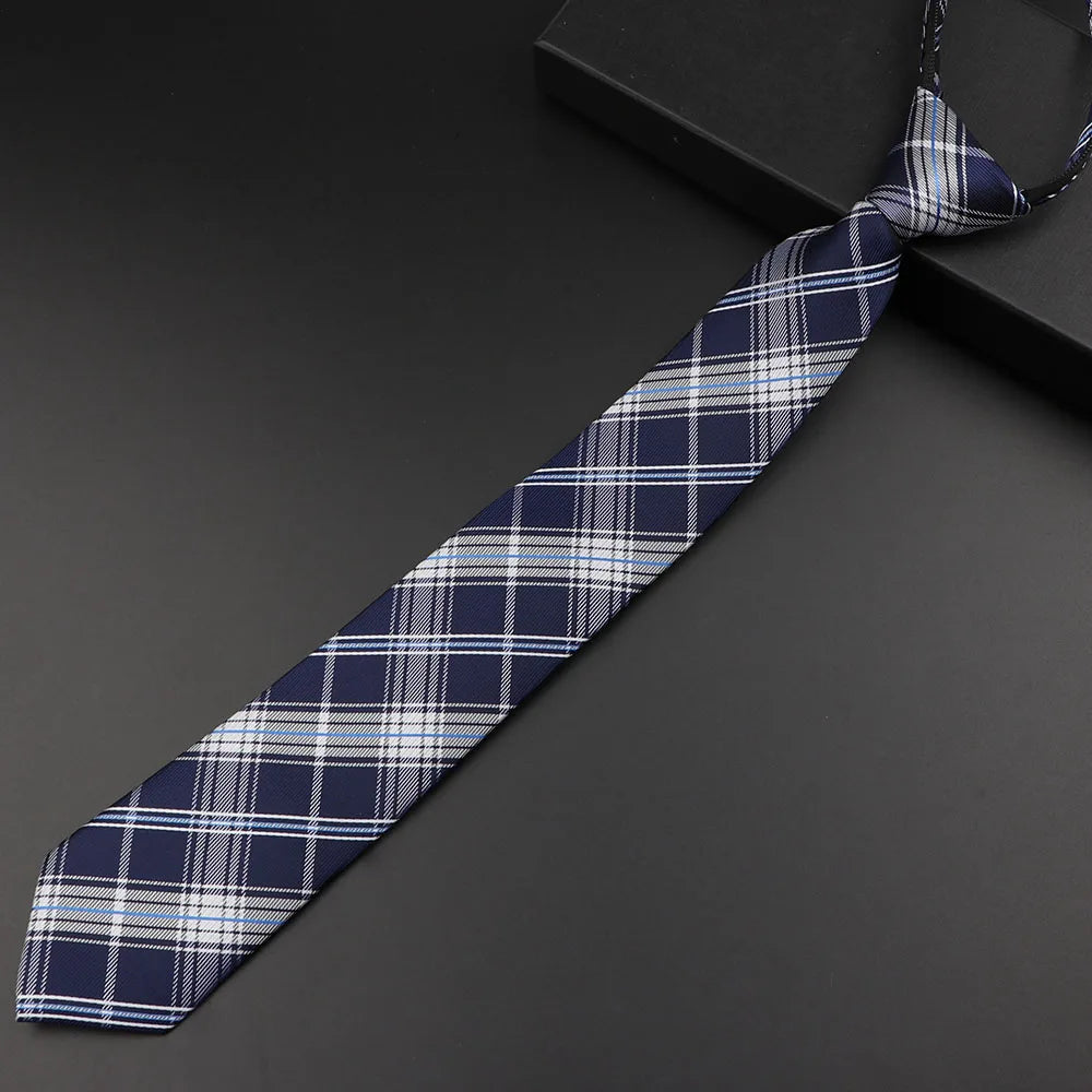 Pre-Tied Kids Ties In Plaid, Stripes, And Solid Colors