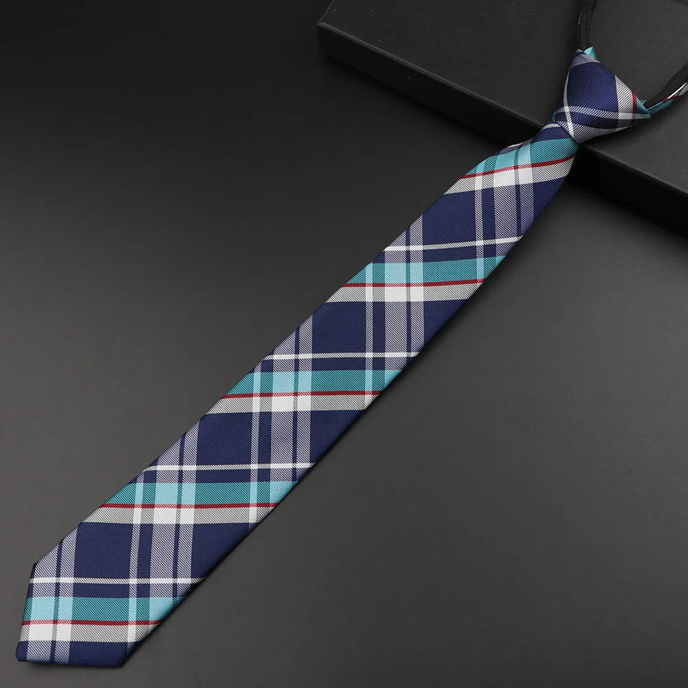 Pre-Tied Kids Ties In Plaid, Stripes, And Solid Colors