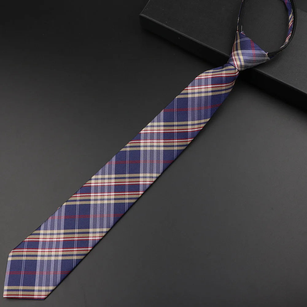 Pre-Tied Kids Ties In Plaid, Stripes, And Solid Colors