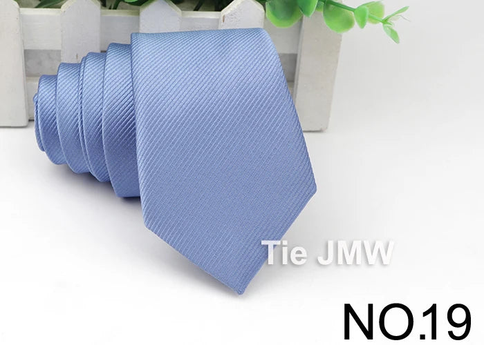 Men's Skinny Tie, Neckties Solid Color 2.5 inch