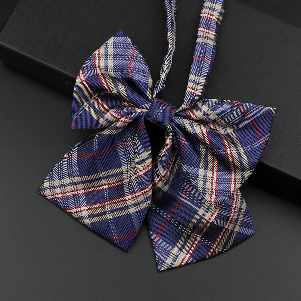 Pre-Tied Kids Bowties In Plaid, Stripes, And Solid Colors