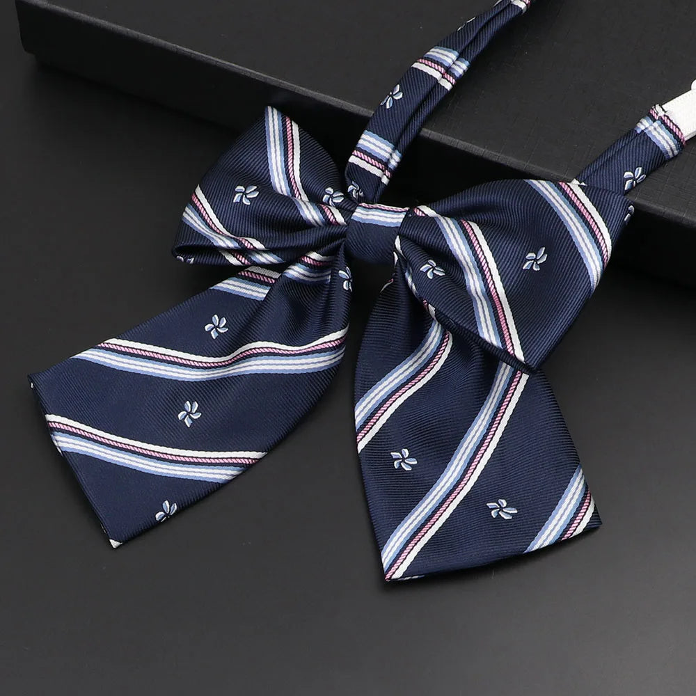 Pre-Tied Kids Bowties In Plaid, Stripes, And Solid Colors